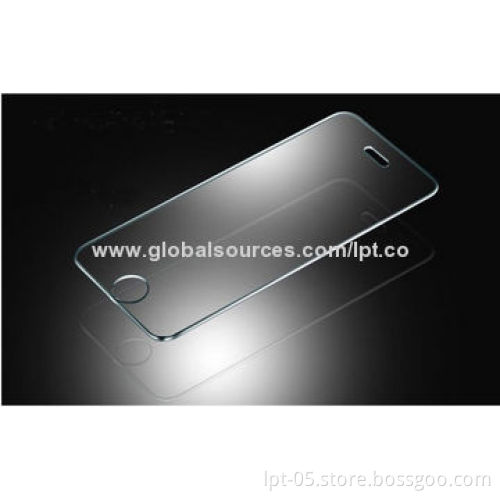 0.26mm Ultra-slim High-quality Tempered-glass Film for iPhone 5S with Colors/Anti-scratch/Anti-oil